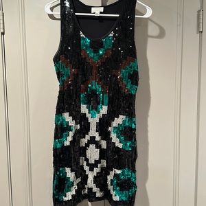 Donna Morgan Sequin Cocktail Dress